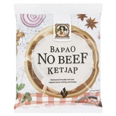 Vegetarische slager bapao no beef ketjap voorkant