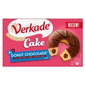 Verkade cake donut chocolade voorkant