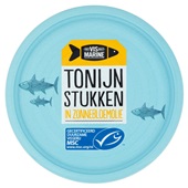 Vis Marine tonijnstukken in zonnebloemolie voorkant