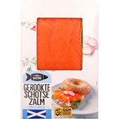 Vis Marine zalm gerookte Schotse voorkant