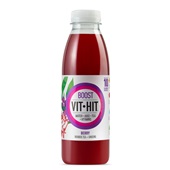 Vithit fruitsap berry boost voorkant