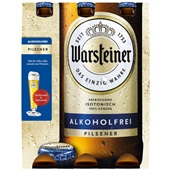 Warsteiner bier
 alcoholvrij 6x33cl
 voorkant