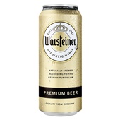 Warsteiner pils blik voorkant