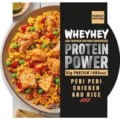 WheyHey peri peri chicken & rice voorkant