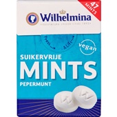 Wilhelmina mints pepermunt  suikervrij voorkant