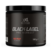XXL Nutrition pre-workout black label orange fruit voorkant