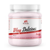 XXL Nutrition whey delicious aardbei voorkant