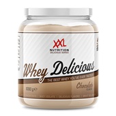 XXL Nutrition whey delicious chocolade voorkant