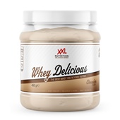 XXL Nutrition whey delicious chocolade voorkant
