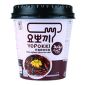 Yopokki Oosters Rijstcake in donkere sojasaus voorkant