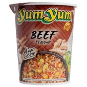 Yum Yum noodles rund voorkant