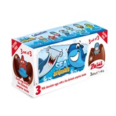 Zaini chocolade verrassingseieren zeedieren voorkant