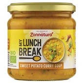 Zonnatura sweet potato curry soup voorkant