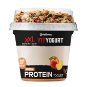 Zuivelhoeve XXL fit yoghurt granola perzik voorkant