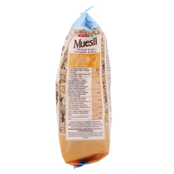 SPAR Spar Muesli Fruit/Noot je vindt het bij SPAR