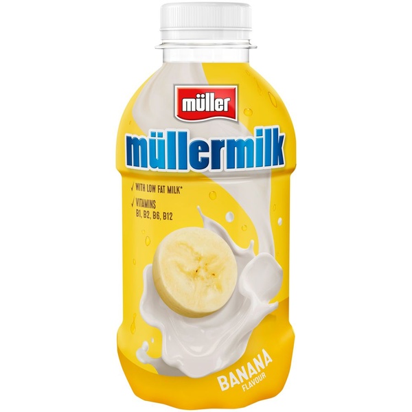 SPAR Muller müllermilk banana je vindt het bij SPAR