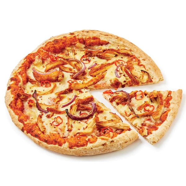 warme pizza spicy chicken voorkant