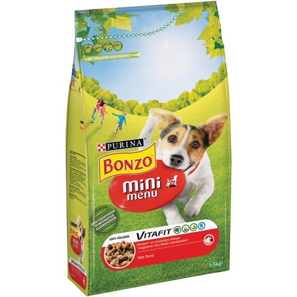 Bonzo Junior Welpenfutter – Mit Huhn, Milch & Gemüse, 15 Kg Sack, Ab 6 Wochen