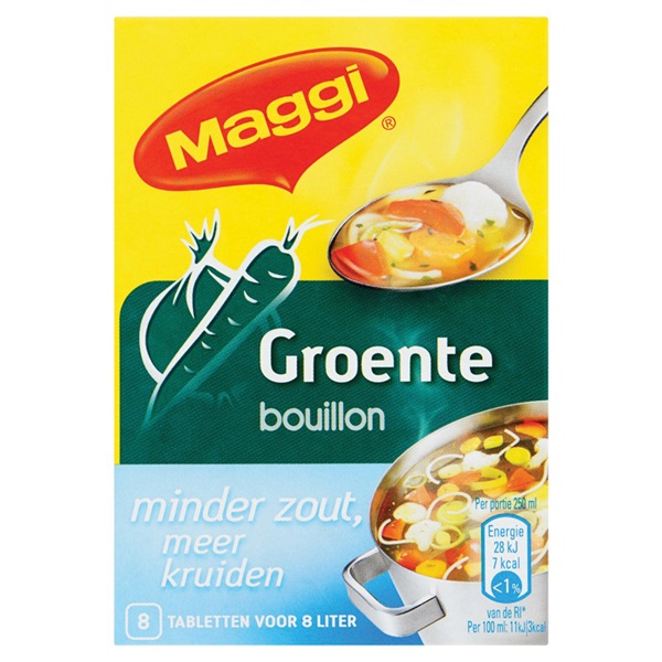 SPAR Maggi Bouillon Blok Groente Minder Zout Je Vindt Het Bij SPAR