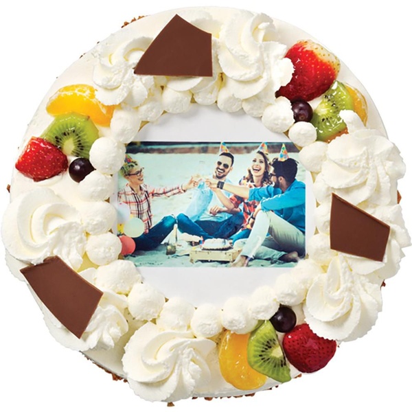 fototaart slagroom voorkant