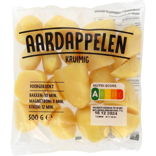 aardappel kruimig achterkant