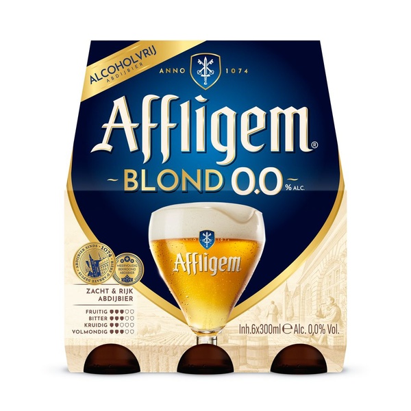 Affligem blond 0.0% voorkant