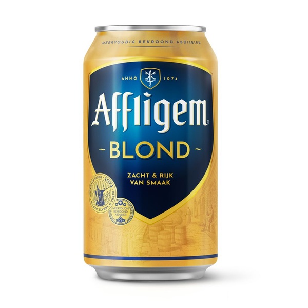 Affligem blond bier voorkant