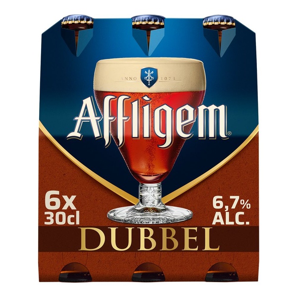 Affligem speciaalbier dubbel achterkant