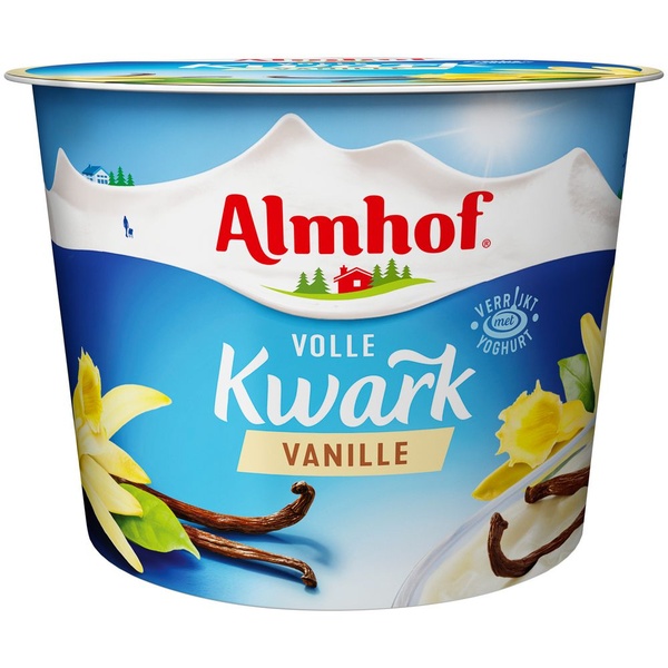 Almhof kwark vanille voorkant