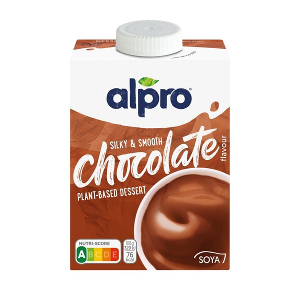 Alpro dessert soya choco voorkant