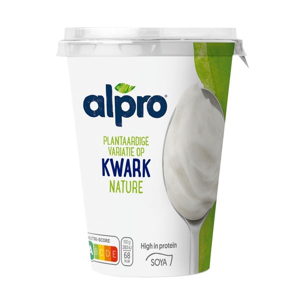 Alpro plantaardige variatie op kwark naturel voorkant