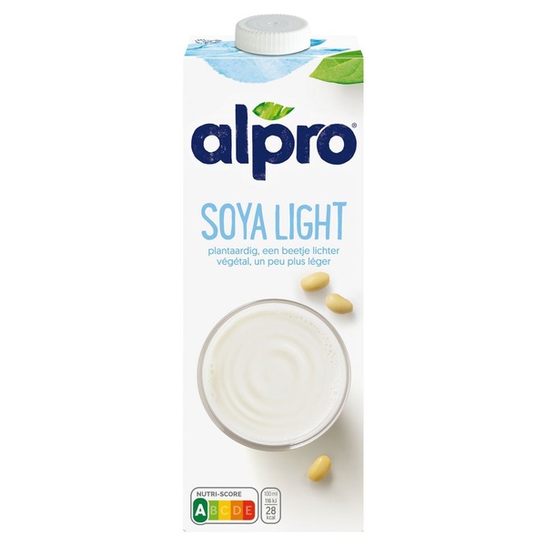 Alpro soya drink light naturel voorkant