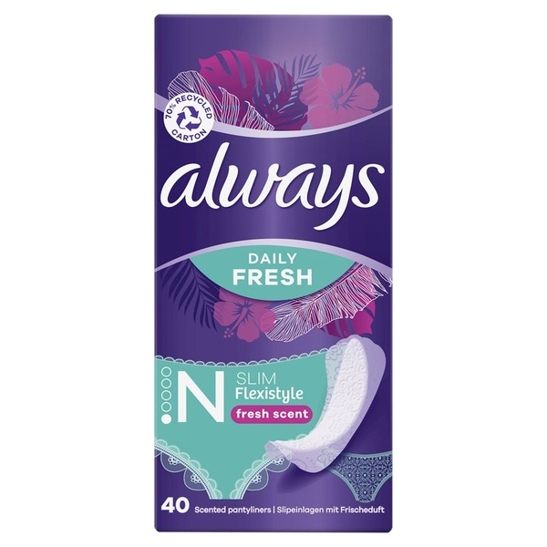 Always inlegkruisje daily fresh slim flexistyle voorkant
