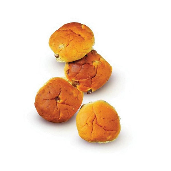 Ambachtelijke Bakker rozijnenbollen wit voorkant