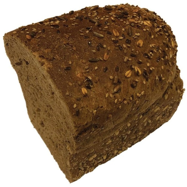 Ambachtelijke Bakker waldkorn bruin half gesneden voorkant