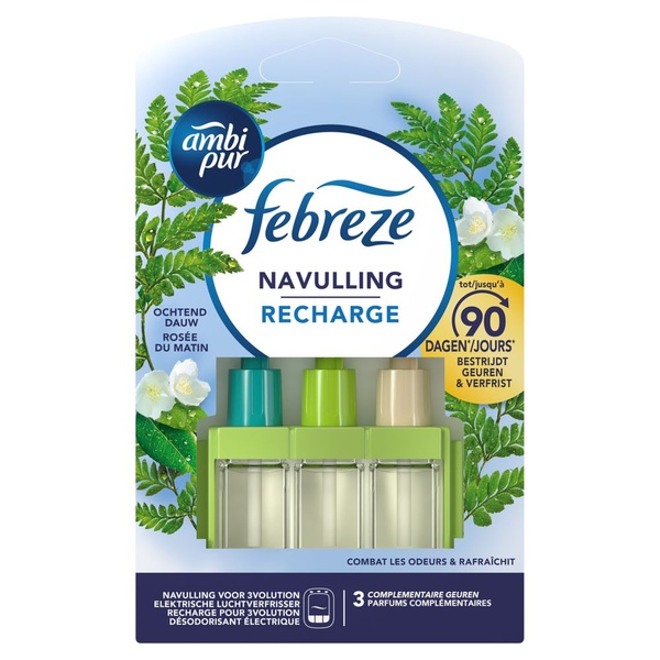 Ambi-Pur 3volution navulling ochtend dauw voorkant