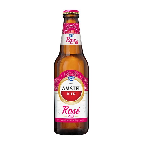 Amstel bier rosebier fl  6x300  ml voorkant