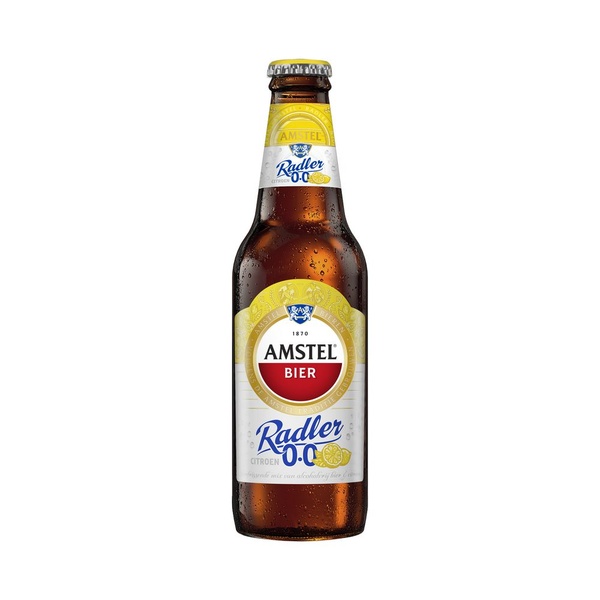 Amstel radler 0.0 fles voorkant