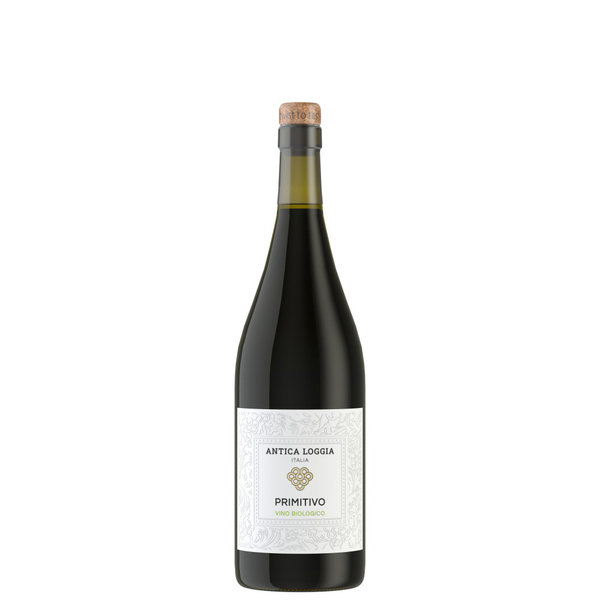 Antica Loggia Antica Loggia Wijn Primitivo Puglia IGT Organic IW voorkant