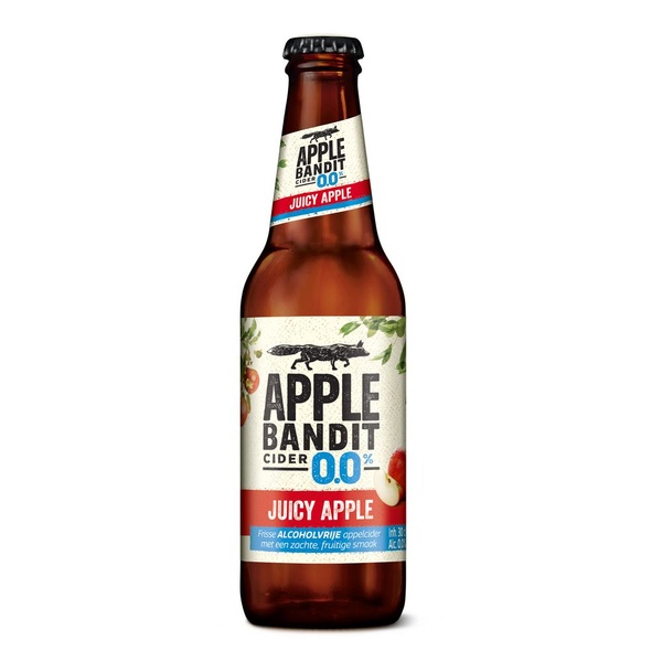 Apple Bandit cider 0.0% voorkant