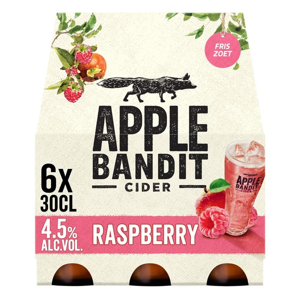 Apple Bandit cider raspberry voorkant