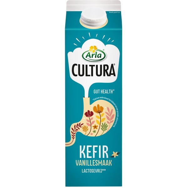Arla kefir vanille voorkant