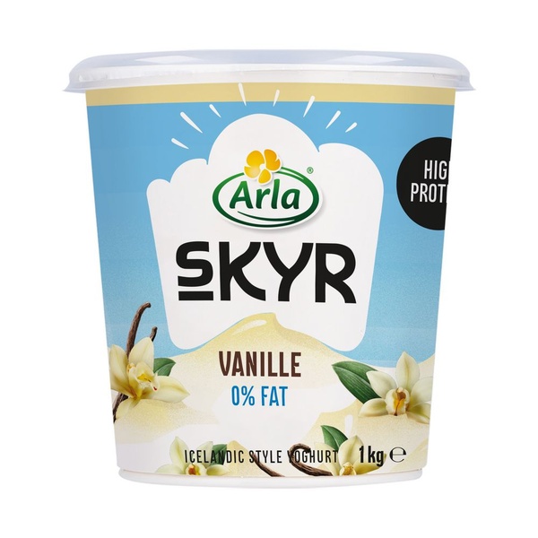 Arla kwark skyr vanille kilo voorkant