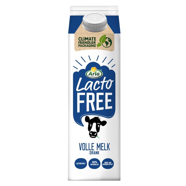 Arla lacto free volle melk voorkant
