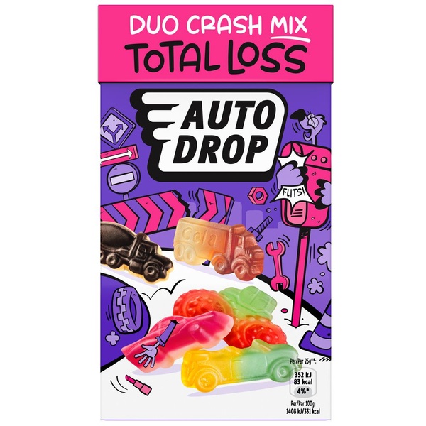 Autodrop duo crash mix total loss voorkant