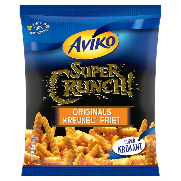 Aviko kreukel friet voorkant