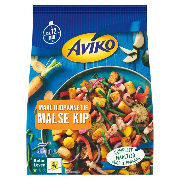 Aviko maaltijdpannetje malse kip voorkant