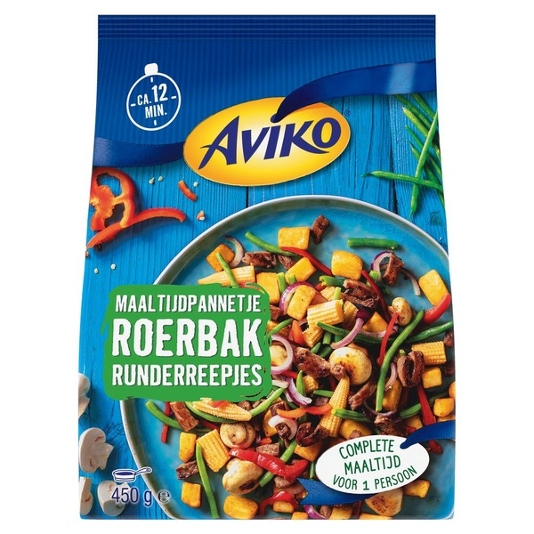 Aviko maaltijdpannetje runderreepjes voorkant