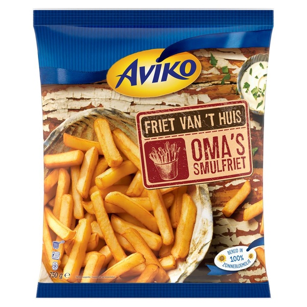 Aviko oma's smulfriet voorkant