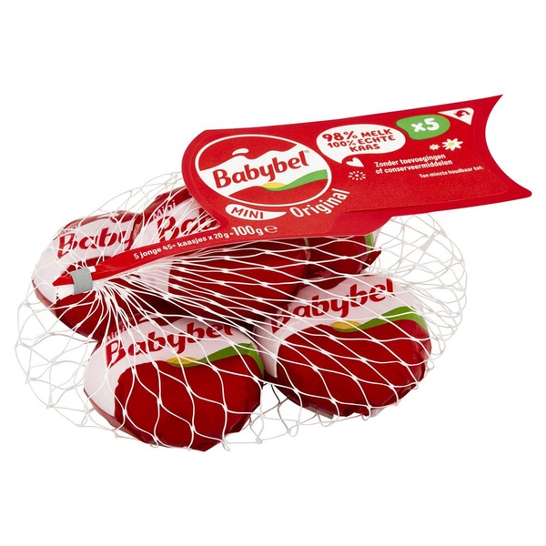 Babybel mini 5 stuks voorkant